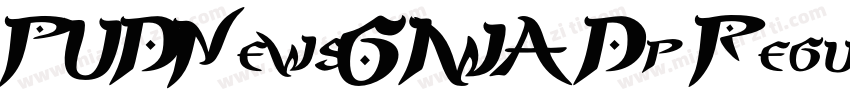 PUDNewsGIWA Dp Regular字体转换